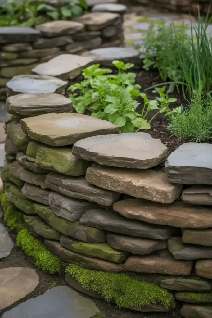 Dry Stack Stone Wall