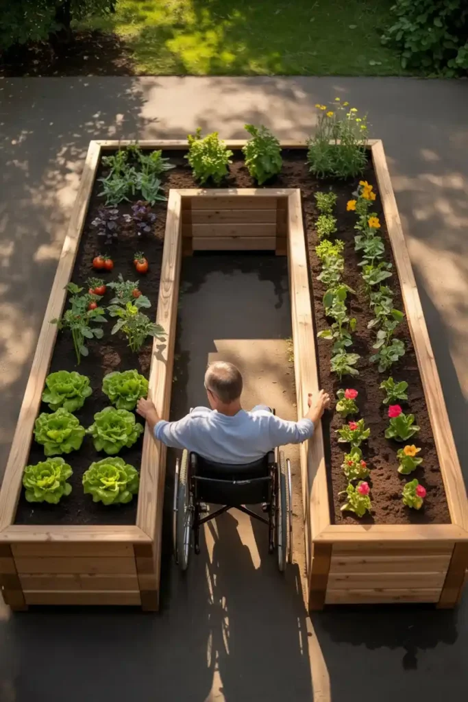 U Shaped Accessibility Bed