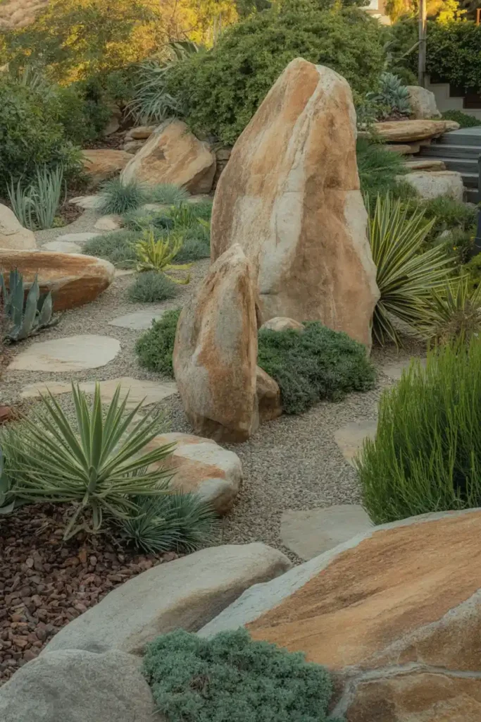 Use Boulders as Focal Points