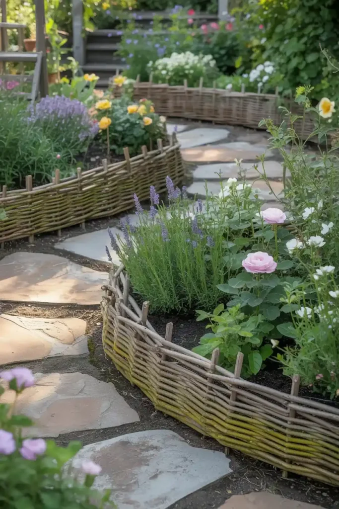 Edge Beds with Natural Materials