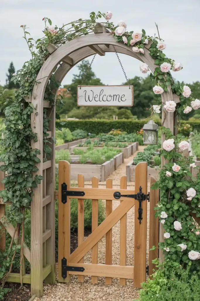 Integrated Gate Arch