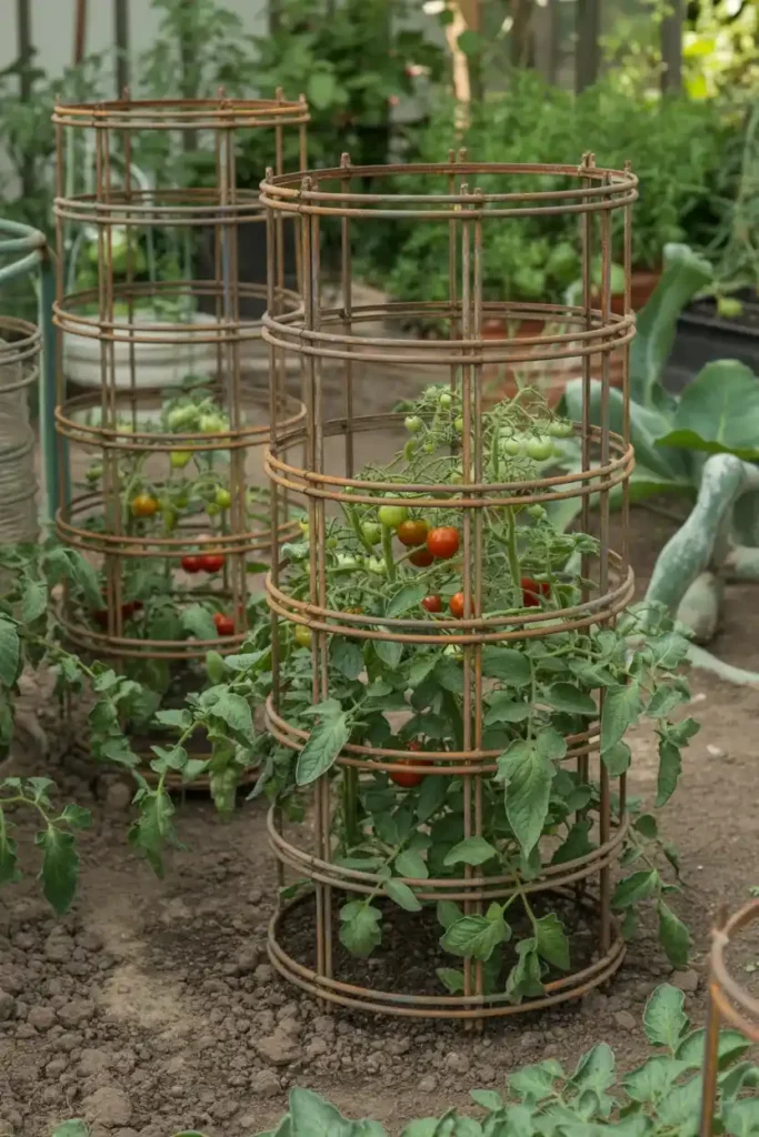 Rustic Remesh Tomato Cages