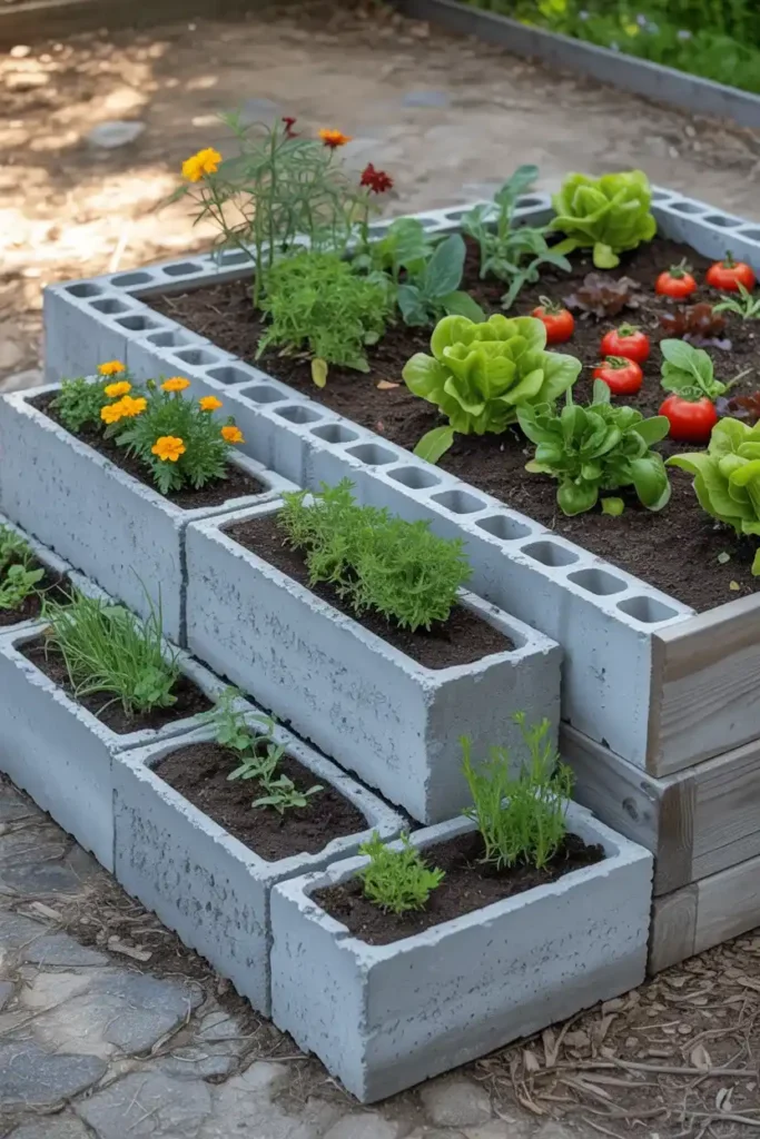 Upcycled Cinder Blocks
