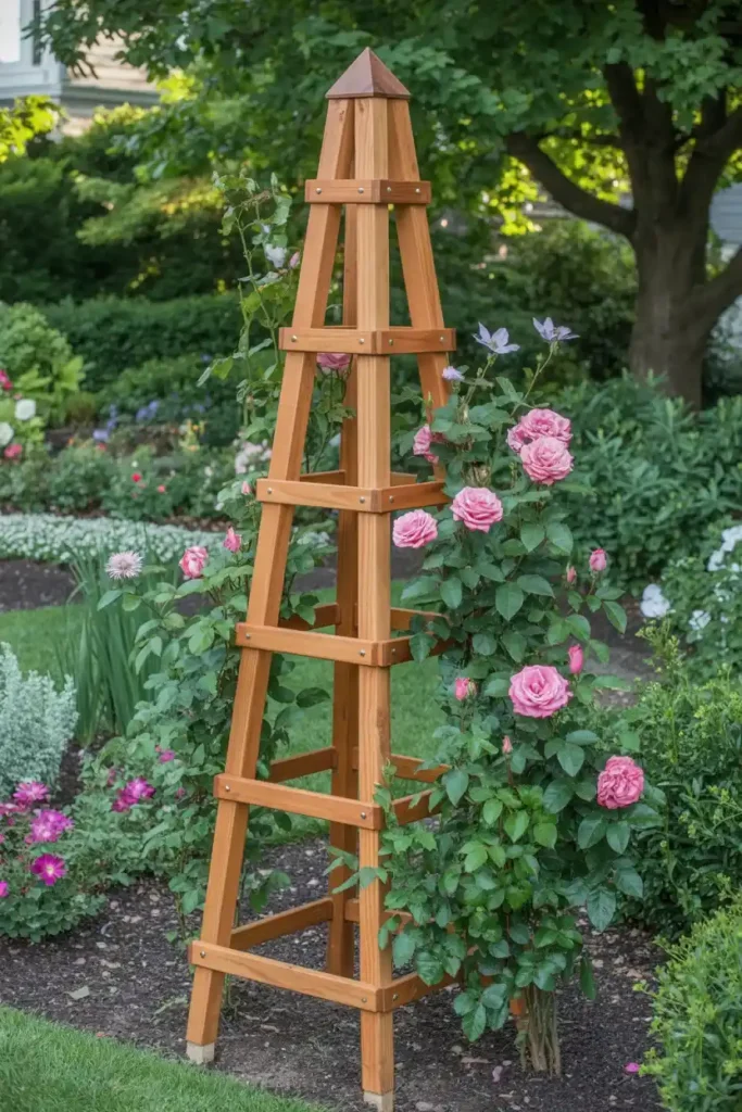 Classic Cedar Obelisk