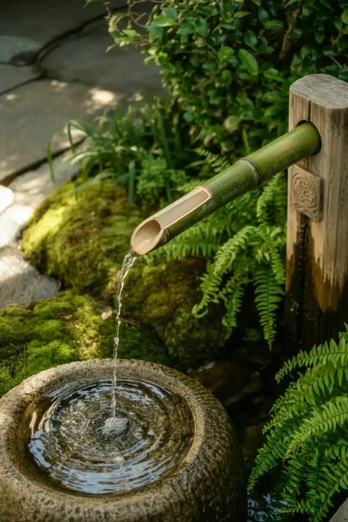 Bamboo Water Spout