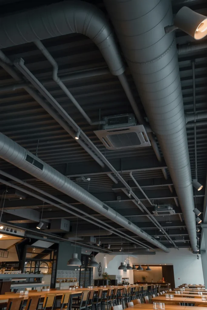 Industrial Exposed Pipes