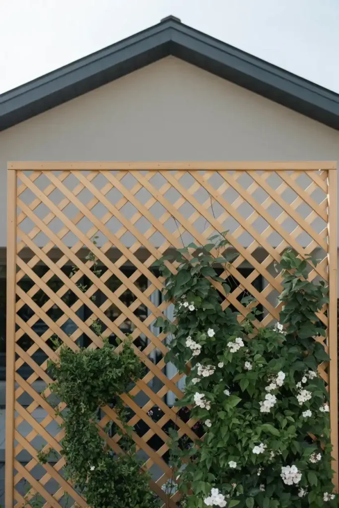Wall Mounted Privacy Lattice