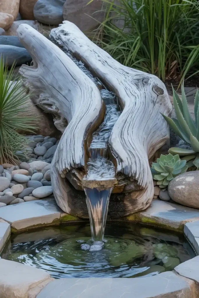 Driftwood Nature Scene