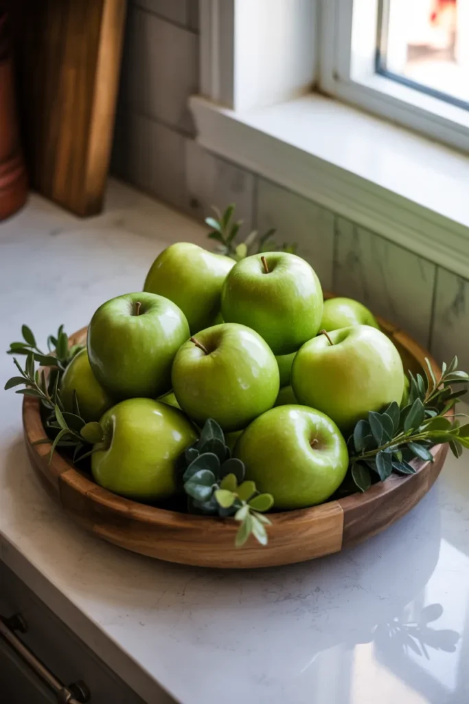 Basket of Green Apples