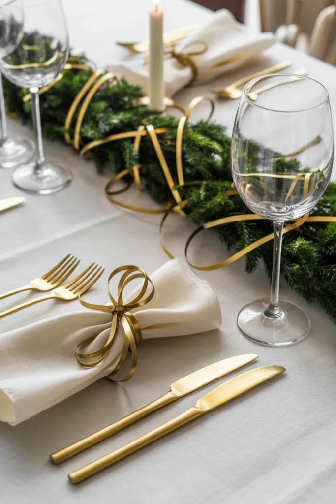 Brass Ribbon Accents