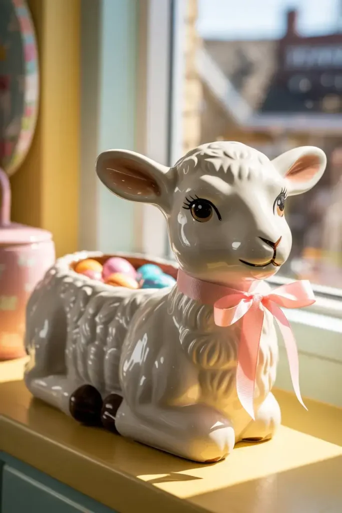 Ceramic Lamb Planters_2_11zon