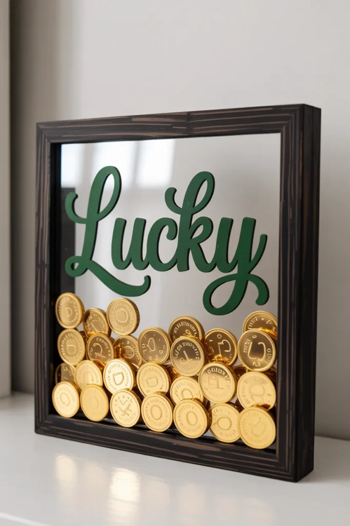 Gold Coin Shadow Box