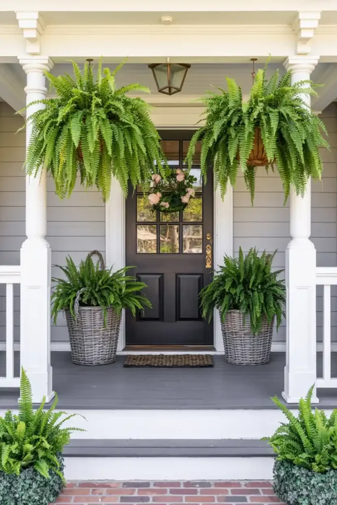 Hanging Ferns and Baskets