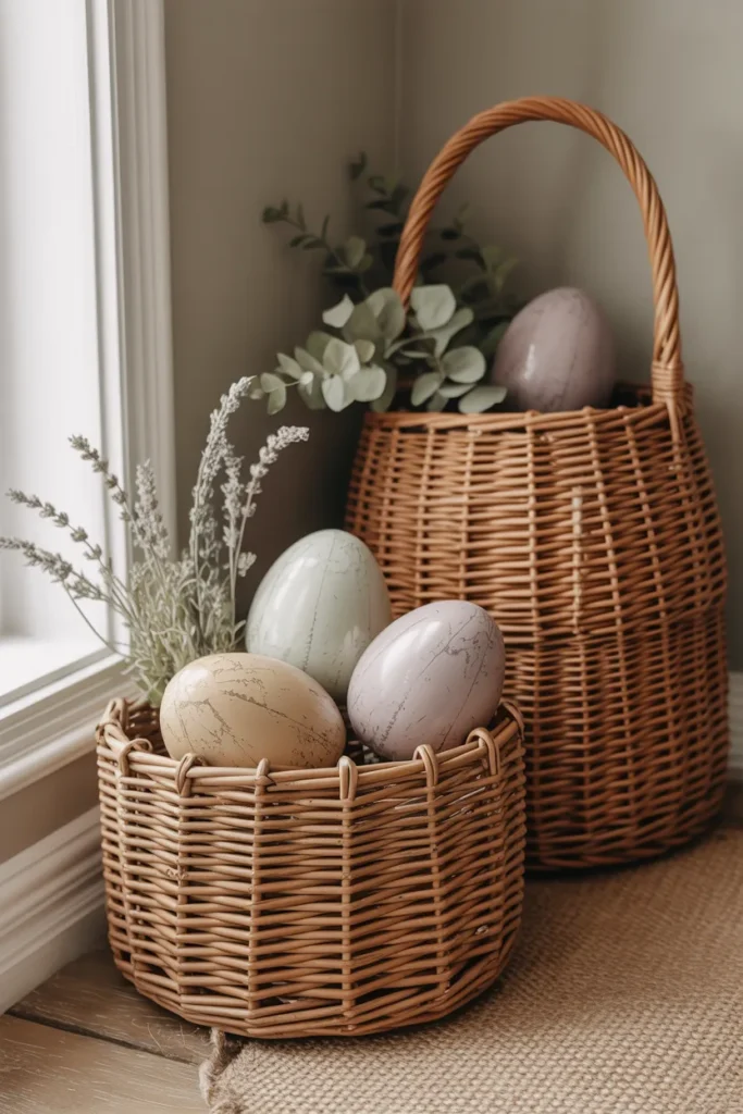 Woven Basket Vignettes