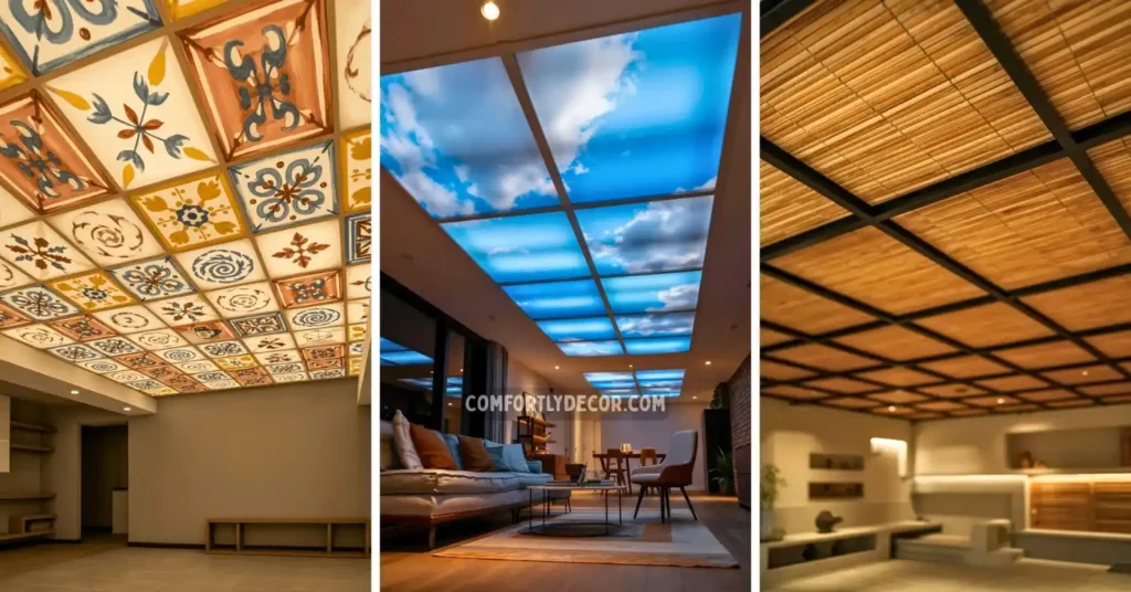 basement drop ceiling ideas