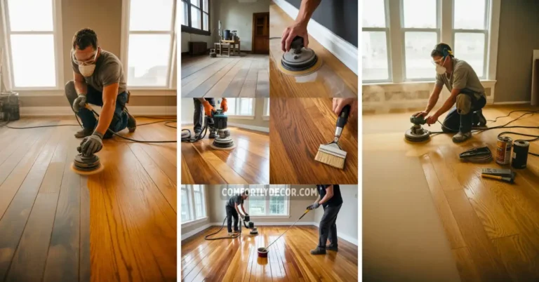 how to refinish hardwood floors
