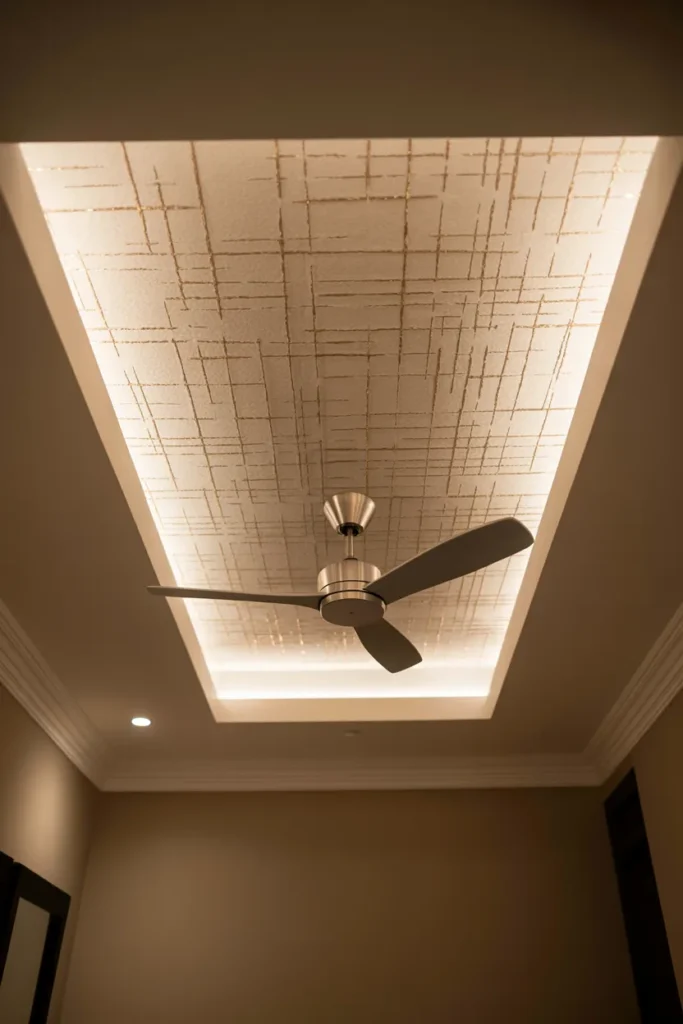 Textured Wallpaper Inlay