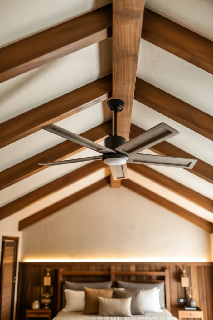 Wooden Rafters with a Modern Twist