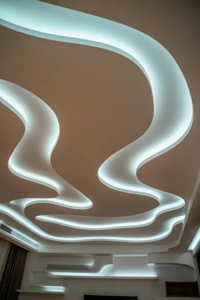 Asymmetric Gypsum Layers