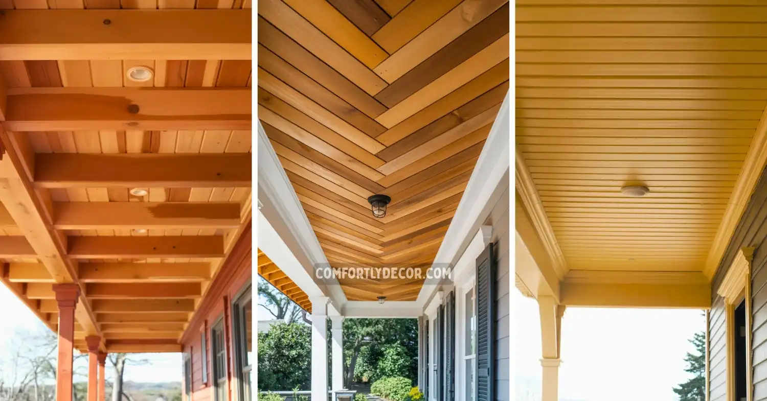 tongue and groove ceiling porch