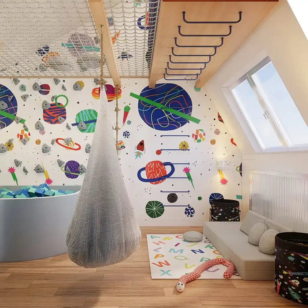 Space Themed Adventure Playroom