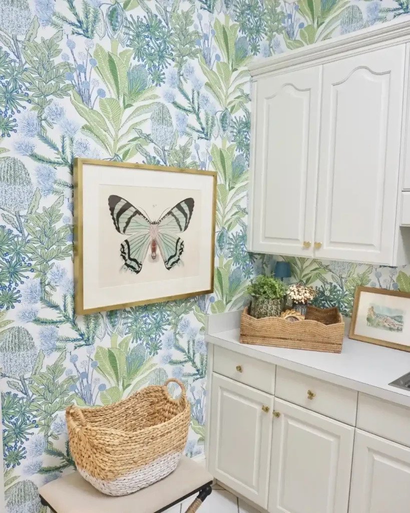 Fresh Botanical Print with Soft Cottage Appeal